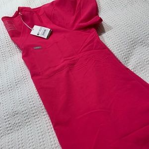 Figs Scrubs Top Shocking Pink - Size XXL